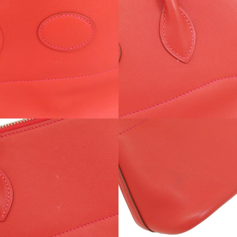 Hermes Bolide 27 Red Handbag Swift Women's HERMES