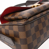 LOUIS VUITTON Damier Ravello GM Brown N60006 Women's Canvas Shoulder Bag