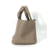 Hermes Bag Tote Bag Hand Bag Trutierle Gray Gray Based SilverHardware