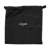 CELINE Shoulder Bag Triomphe Busas Calf Leather 114453 Black