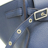 Celine Big Bag Small 183313 Women's Leather Handbag,Shoulder Bag Navy