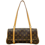 Louis Vuitton Handbag Marel Brown Beige Monogram M51157 Canvas Nume VI1004 LOUIS VUITTON Flap Belt One Shoulder Bag LV