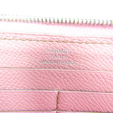 Hermes Azap Long Women's Epsom Leather Long Wallet (bi-fold) Rose Confetti