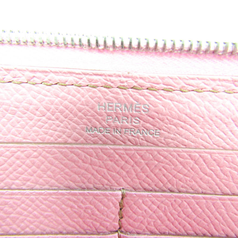 Hermes Azap Long Women's Epsom Leather Long Wallet (bi-fold) Rose Confetti