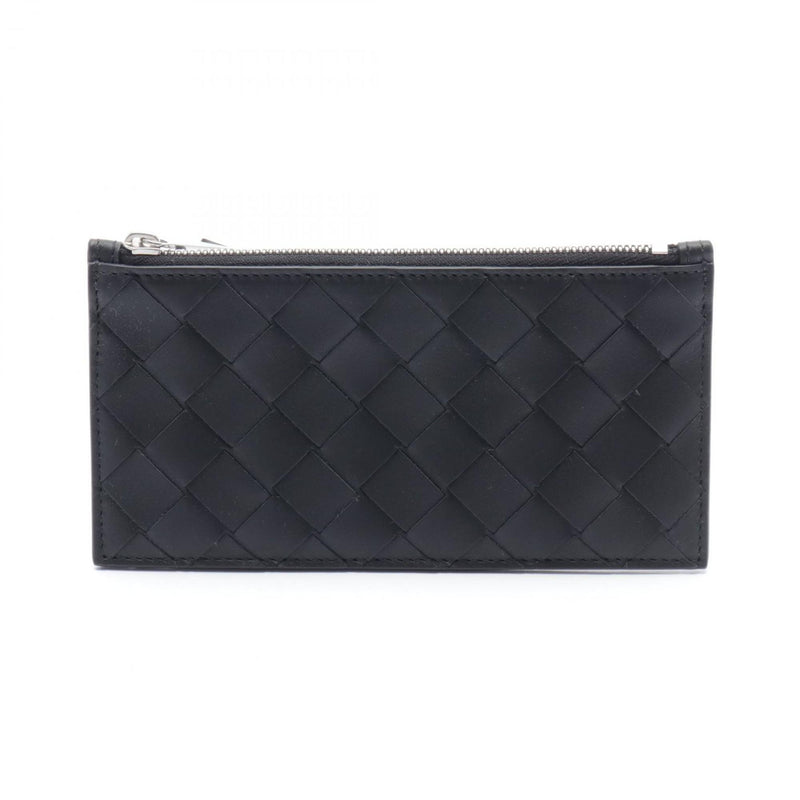 BOTTEGA VENETA Intrecciato Wallet/Coin Case Wallet Leather Men's Women's Black 729543VCPQ38803