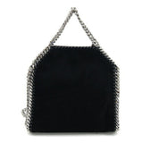 Stella McCartney Handbag Disney Fantasia Falabella Tiny Tote Bag 391698 Black Velour Shoulder Mickey Collaboration Stone Women's