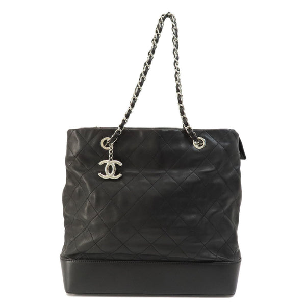 CHANEL Chain Bag Matelasse Coco Mark Tote Lambskin Women's