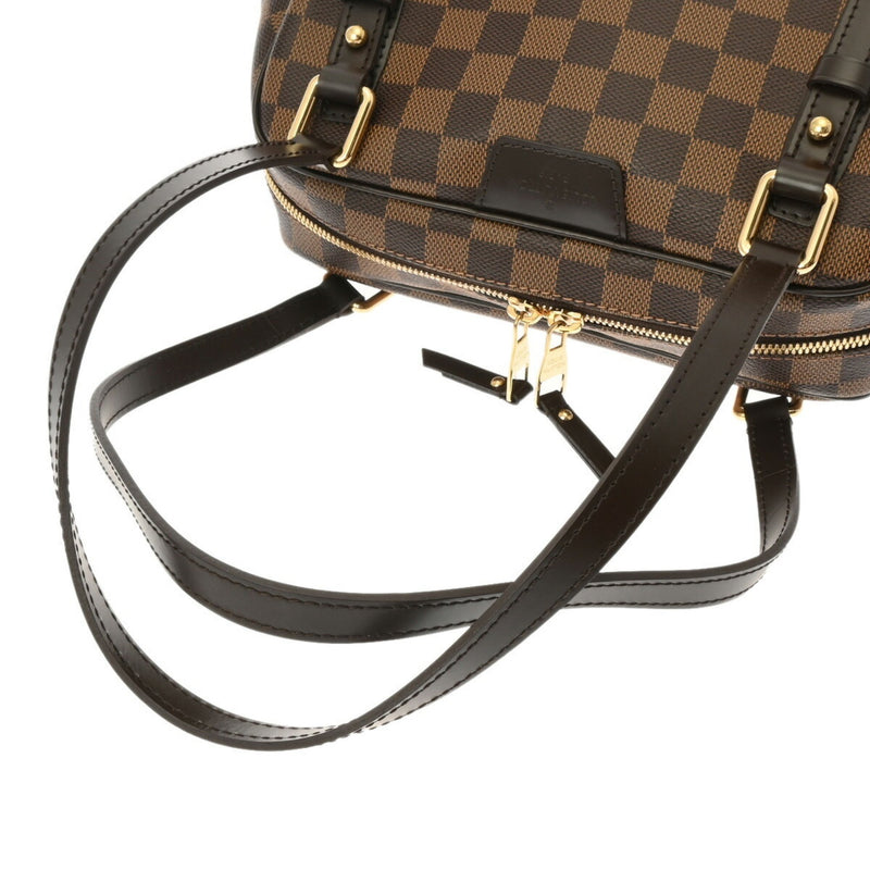 LOUIS VUITTON Damier Rivington PM Brown N41157 Women's Canvas Handbag