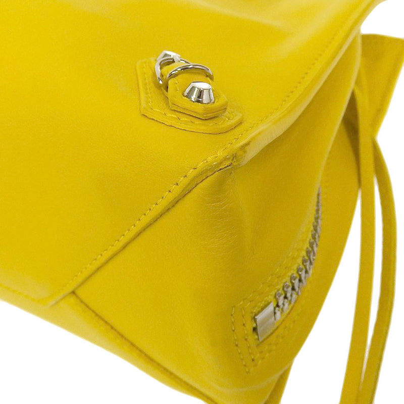 Balenciaga BALENCIAGA paper mini 2WAY bag leather yellow 370926