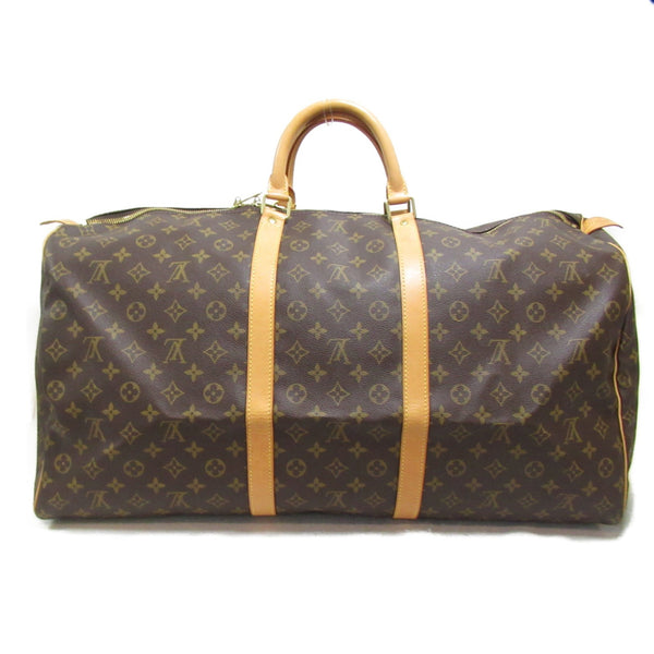 LOUIS VUITTON Keepol 60 Boston bag Brown Monogram PVC coated canvas M41422