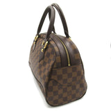 Louis Vuitton LOUIS VUITTON Duomo Handbag Bag Coated Canvas Damier Women's Brown N60008