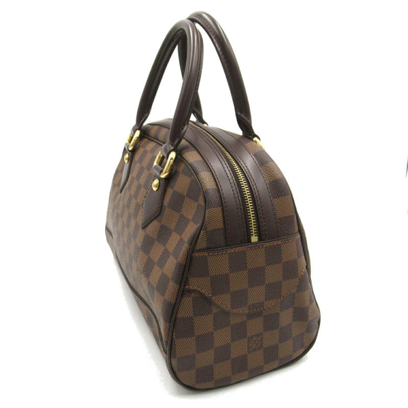 Louis Vuitton LOUIS VUITTON Duomo Handbag Bag Coated Canvas Damier Women's Brown N60008