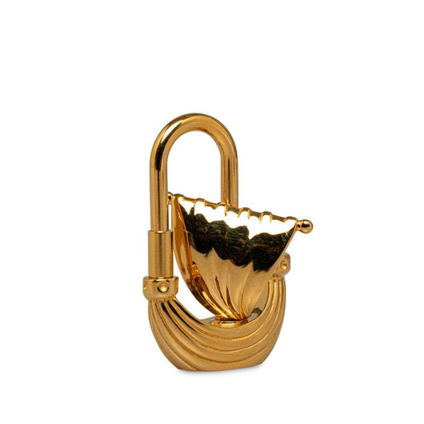 Hermes Paris Air, Wind, Sailing Ship, Yacht, Padlock, Gold Plated, Women's, HERMES