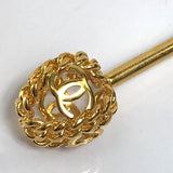 Chanel 98A Vintage hairpin hairpin Gold