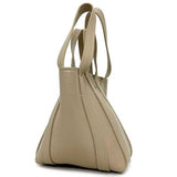 Balenciaga 2way Tote XS Beige Silver Everyday 672793 Leather BALENCIAGA North South Handbag Shoulder Bag