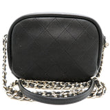 Chanel Seal Matelasse Camera Bag Women's Shoulder AS0137 Calfskin Black