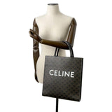 Celine Tote Bag Triomphe Vertical Cabas Medium CELINE 2way Shoulder Black