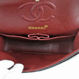 CHANEL W Flap Matelasse Chain Shoulder Bag Lambskin Black Women's