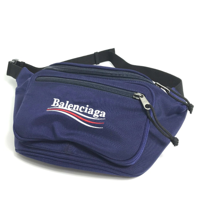 Balenciaga 482389 Men's Women's Bag Waist Pouch Belt bag body bag Navy