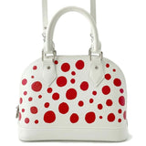 Louis Vuitton Handbag Epi Infinity Dot Alma BB LVxYK M21712 2way Shoulder White Yayoi Kusama