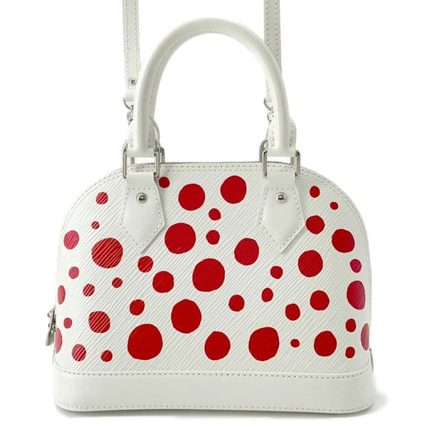 Louis Vuitton Handbag Epi Infinity Dot Alma BB LVxYK M21712 2way Shoulder White Yayoi Kusama