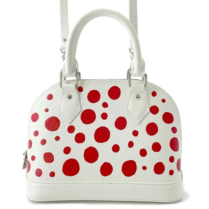 Louis Vuitton Handbag Epi Infinity Dot Alma BB LVxYK M21712 2way Shoulder White Yayoi Kusama