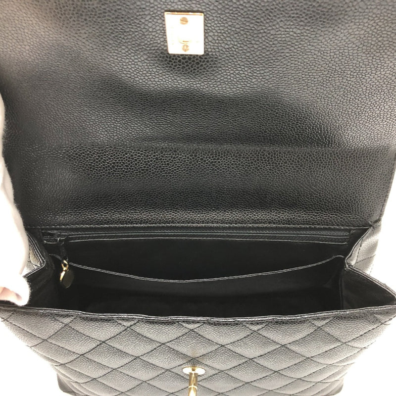 Chanel A12397 Bag Hand Bag Black GoldHardware