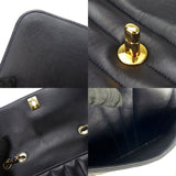 CHANEL Chain Shoulder Bag Mademoiselle Handbag No. 3 A05292 Lambskin Navy Coco Mark Chic Ladies shoulder bag coco leather