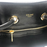 CELINE 188373BFI Small C Charm Backpack Leather Women's Black x