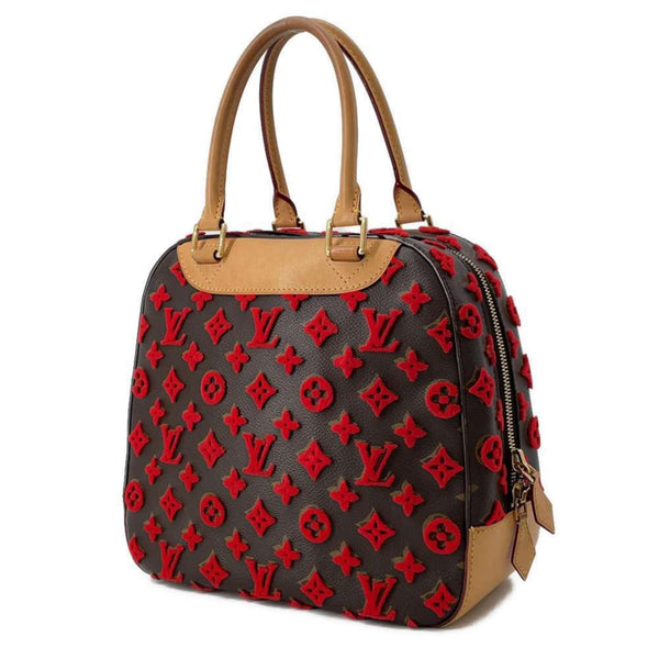 Louis Vuitton Handbag Monogram Tuftage Deauville Cube M40922 Boston