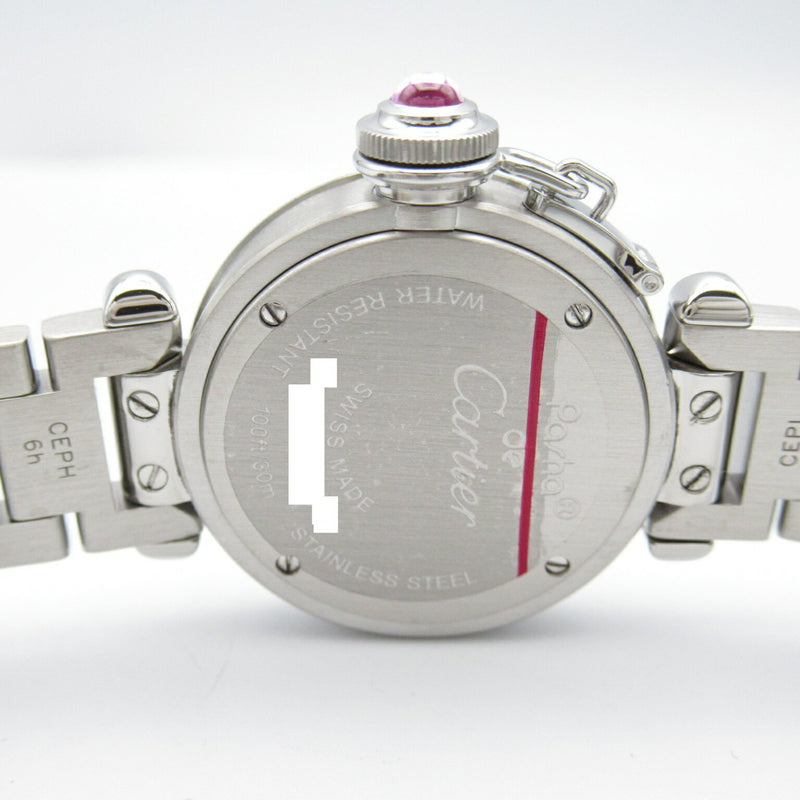 CARTIER Miss Pasha Watch Stainless Steel Ladies Pink W3140008