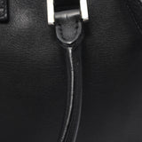 Saint Laurent Baby Cabas YSL Line Handbag Bag Leather Women's Black 424868