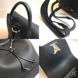 Louis Vuitton Backpack Rucksack Rock Me Noir Black Leather M41815 LOUISVUITTON