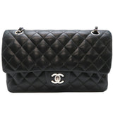 Chanel Matelasse 25 Chain Women's Shoulder Bag AO1112 Lambskin Black