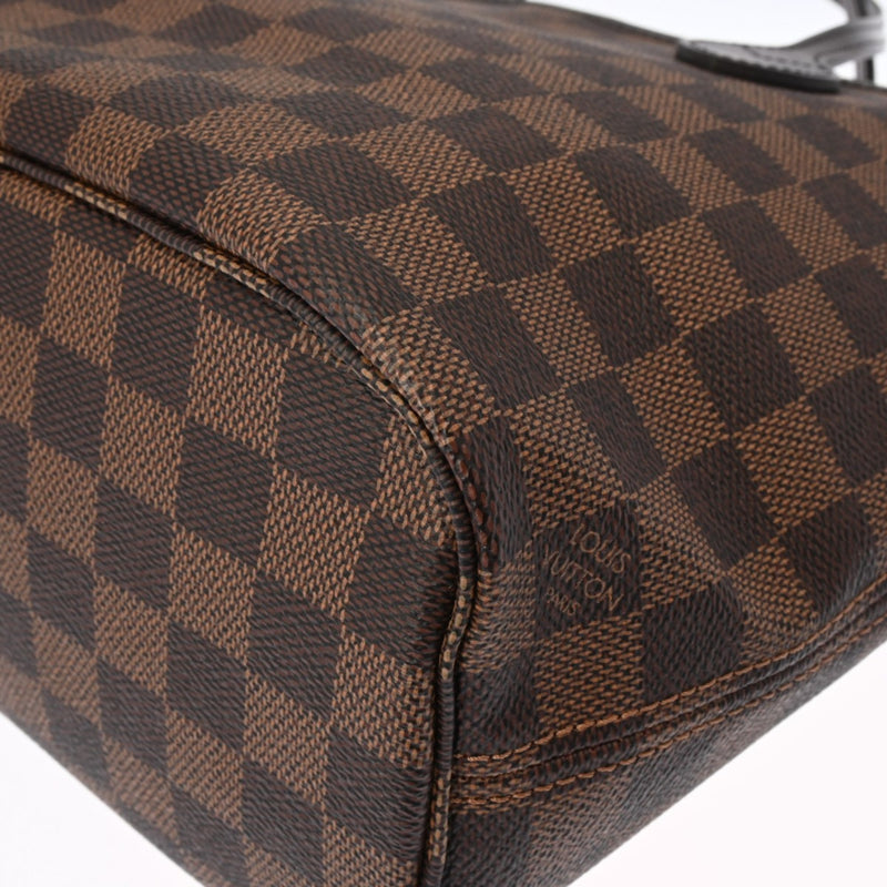 LOUIS VUITTON Damier Neverfull PM Brown N51109 Women's Canvas Handbag