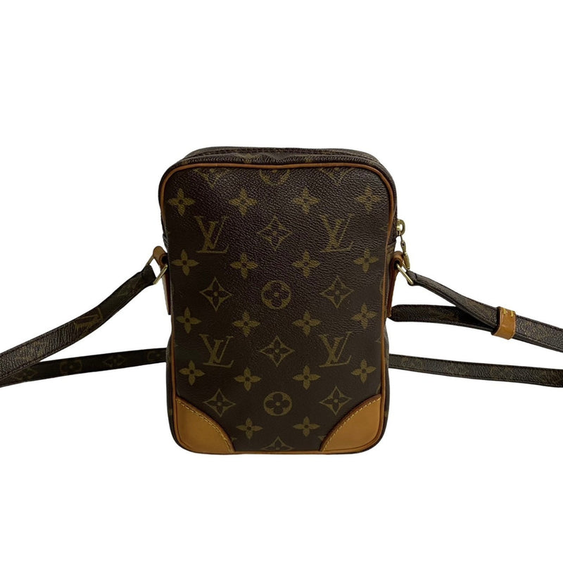 LOUIS VUITTON Louis Vuitton Amazon Monogram Leather Shoulder Bag Pochette Sacoche Brown 19961