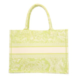 Christian Dior Book Tote Medium Bag Canvas Green Women's