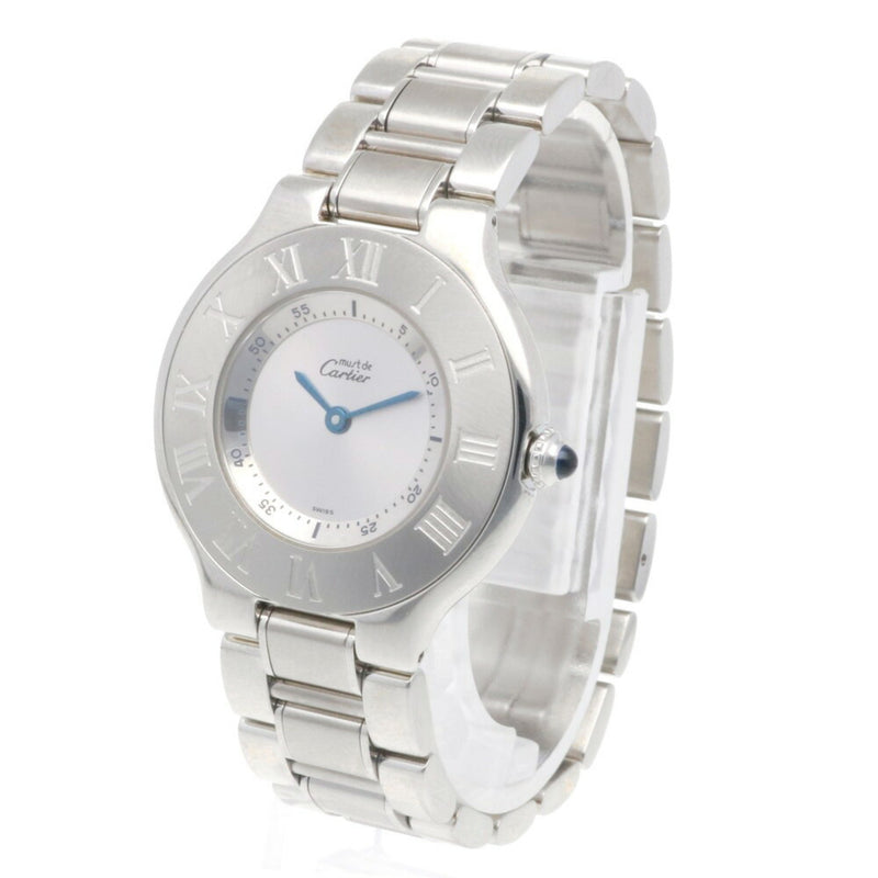 Cartier Must 21 Watch Stainless Steel 1330 Quartz Unisex CARTIER