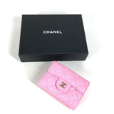 Chanel AP0230 Compact wallet Trifold wallet pink