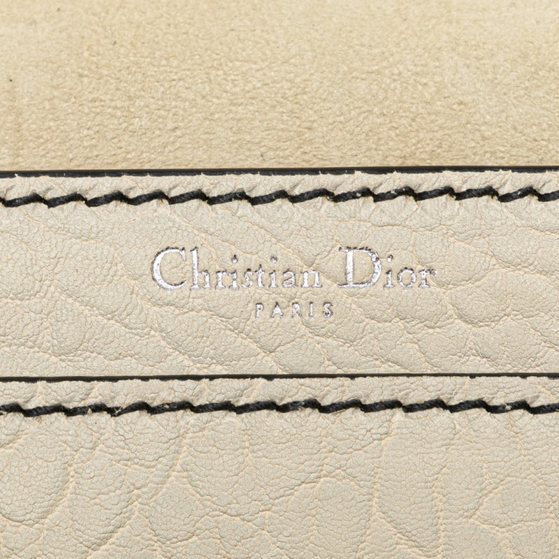 Christian Dior Dior J'ADIOR Chain Bag White Ivory Leather Women's