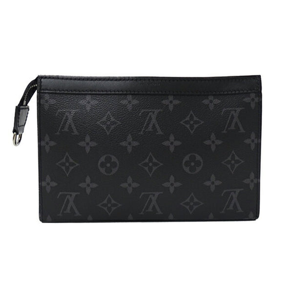 Louis Vuitton LOUIS VUITTON Bag Monogram Eclipse Men's Shoulder Gaston Wearable Wallet Black M81124 Compact Crossbody