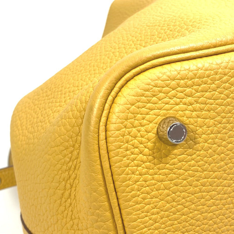 Hermes Bag Tote Bag Hand Bag Jaune Amble x SilverHardware yellow