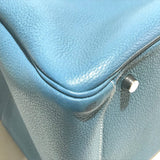 Hermes Bag Shoulder Bag Hand Bag Blue gene blue SilverHardware