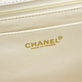 Chanel CHANEL matelasse 30 big coco mark shoulder bag white 7 series A11869