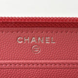 Chanel Wallet CHANEL Long Wallet/Round Rose CC Mark/Coco Button