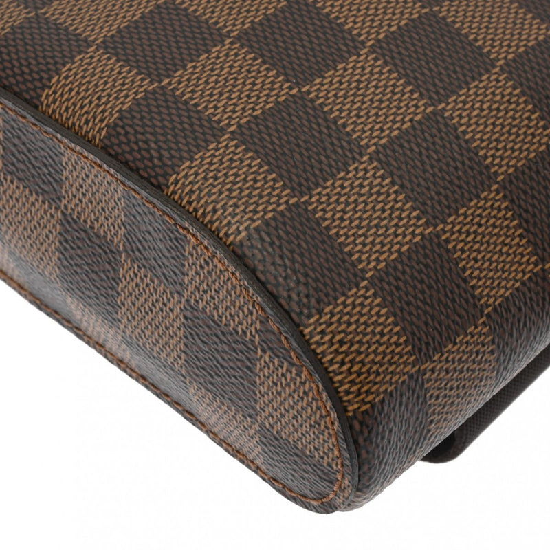 LOUIS VUITTON Damier Geronimos Body Bag Brown N51994 Unisex Canvas Shoulder