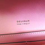 Delvaux Women's Leather Chain/Shoulder Wallet Pink