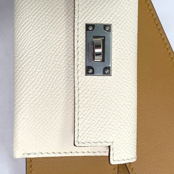 Hermes Bandouliere Bag Kelly Pochette Shoulder strap Nata /Sesame Beige