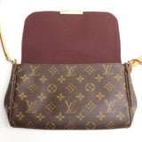 LOUIS VUITTON Louis Vuitton Favorite MM Shoulder Bag Monogram Brown M40718 Women's