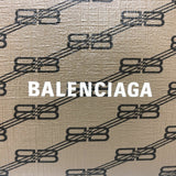 Balenciaga 644432 logo Pochette bag Clutch bag Brown GoldHardware